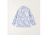 Businessshirt SARABANDA "BABY BOY LONG SLEEVE SHIRT", Jungen, Gr. 24M, weiß, light blau, 55% Leinen, 45% Baumwolle, Shirts