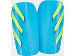 Fußball Schienbeinschoner ADIDAS PERFORMANCE "TIRO SHINGUARD EU CLUB SCHIENBEINSCHONER", Gr. M, lucid aquamarine, solar gelb, dusky petrol, Kunststoff, Protektoren