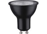 PAULMANN LED-Leuchtmittel "460lm 4000K 36 Black matt dim 7W 230V RAL9004", Energieeffizienz: G (A-G), schwarz matt, Ø:5,1cm, Leuchtmittel, Dimmbar