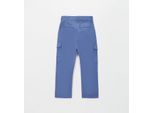 Outdoorhose SARABANDA "BABY BOY TROUSERS", Mädchen, Gr. 8A, EURO-Größen, blau, 98% Baumwolle, 2% Elasthan, Hosen Outdoorhose