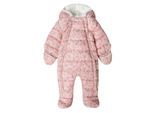 Minoti Baby-sneeuwpak met lange mouwen en bloemenprint (Lichtroze)