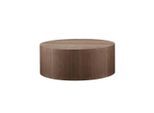 Livetastic Couchtisch, Walnuss, Holzwerkstoff, Holz, furniert, rund, 80x30x80 cm, Wohnzimmer, Wohnzimmertische, Couchtische