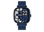 Smartwatch ICE-WATCH "ICE smart SQ 2.0", blau, blau, Smartwatches, Damen, Smartwatch, Armbanduhr,Damenuhr,Herrenuhr,Bluetooth,digital,Spiele,Edelstahlband