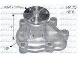 DOLZ Wasserpumpe o144 für Opel Vaughall