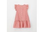 Sommerkleid IDO "BABY GIRL SUMMER DRESS", Mädchen, Gr. 3A, EURO-Größen, rot (rot, milk), 100% Baumwolle, Kleider Sommerkleid