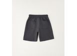 Shorts SARABANDA "BABY BOY SUMMER TROUSER", Mädchen, Gr. 18M, EURO-Größen, schwarz (dunkelgrau), 100% Baumwolle, Hosen Shorts