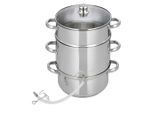 Möbelix , Edelstahlfarben , Metall , 8 l ,