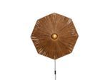 Good & Mojo , Braun , Naturmaterialien , achteckig , 7 cm , mit Schalter ,