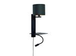 It's about Romi , Schwarz , 22x52x24 cm , LED-Leuchtmittel austauschbar ,