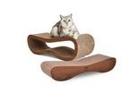 Canadian Cat Company Kratzbrett Orbit + Satellite 2.0 braun