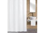 Kleine Wolke Duschvorhang , Weiss , Textil , Uni , 240x180 cm , Textiles Vertrauen - Oeko-Tex® , wasserabweisend , Heimtextilien, Badtextilien, Duschvorhänge