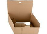 Versandkarton, mit Automatikboden, wiederverschließbar, bis 20 kg, L 305 x B 215 x H 135 mm, Wellpappe, braun