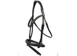 Hans Melzer Horse Equipment Hans Melzer Trense Badminton schwarz/silber WB (Warmblut)
