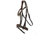 Hans Melzer Horse Equipment Hans Melzer Trense Bredeneek braun/messing Pony
