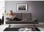 2-Sitzer W.SCHILLIG "broadway, Designsofa mit tollem Sitzkomfort, Breite 216cm", grau (anthrazit s22), B:216cm H:94cm T:96cm, Flachgewebe S22 (100% Polyester), Sofas, 2-Sitzer, Sitztiefenverstellung, Kopfteil- & Seitenteilverstellung, Breite 216cm