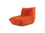 icon Liege-Sessel, Orange, Textil, 1-Sitzer, Freiform, 78x32x102 cm, Hergestellt in Deutschland, Reach, Wohnzimmer, Sessel, Polstersessel