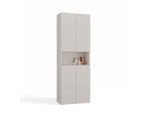 kommodly Hochschrank, Beige, Holzwerkstoff, 60x174x30 cm, Badezimmer, Badezimmerschränke, Hochschränke