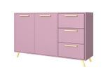 Agmat-Furniture Kommode, Rosa, Holzwerkstoff, 140x86x41 cm, Wohnzimmer, Kommoden & Sideboards, Kommoden