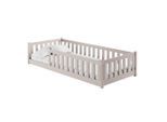 Kids Collective Bodenbett, Kaschmir, Holz, 80x160 cm, Kinder- & Jugendzimmer, Kindermöbel, Kinderbetten, Kindereinzelbetten