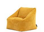 icon Sitzsack, Gelb, Textil, 100 L, 1-Sitzer, Freiform, 55x44x55 cm, Hergestellt in Deutschland, Oeko-Tex® Standard 100, Reach, Wohnzimmer, Hocker, Sitzsäcke, Kindersitzsäcke