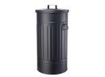 Butlers Mülltonne, Schwarz, Metall, 34x64x34 cm, Küchen, Küchenausstattung, Mülleimer