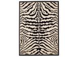 Tapiso Teppich, Schwarz, Creme, Textil, Rechteckig, 160x230 cm, Teppiche & Böden, Teppiche