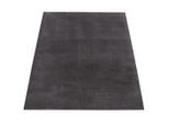 Paco Home Kurzflorteppich, Anthrazit, Textil, Rechteckig, 200x280 cm, strapazierfähig, für Fußbodenheizung geeignet, Teppiche & Böden, Teppiche