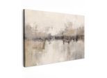 MuchoWow Leinwandbild, Beige, Textil, Kiefer, Abstrakt, Rechteckig, 120x80 cm, FSC 100%, gerahmt, Bilder und Zubehör, Wandbilder, Leinwandbilder