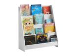 SoBuy Kinderregal, Weiß, Holzwerkstoff, 80x88x32 cm, Kinderzimmer & Jugendzimmer, Kindermöbel, Kinderregale