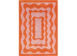 Nazar Rugs Teppich, Orange, Textil, Rechteckig, 80x140 cm, für Fußbodenheizung geeignet, in verschiedenen Größen erhältlich, Teppiche & Böden, Teppiche, Moderne Teppiche
