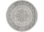 Livabliss Vintage-Teppich, Grau, Textil, Orientalisch, Rund, 160x160 cm, Oeko-Tex® Standard 100, in verschiedenen Größen erhältlich, Teppiche & Böden, Teppiche, Vintage-Teppiche