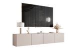 Idohome Tv-Lowboard, Kaschmir, Holzwerkstoff, Rechteckig, 200x36x40 cm, Wohnzimmer, Wohnwände, Lowboards, Lowboards stehend
