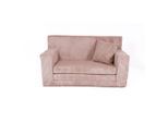 Fortisline Kindersofa, Altrosa, Textil, Uni, Quadratisch, 83x47x43 cm, Oeko-Tex® Standard 100, Kinderzimmer & Jugendzimmer, Kindermöbel, Kindersitzmöbel & Kindertische, Kindersessel & Kindersofas