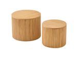 Nordlys Couchtisch, Braun, Holz, 50x38.5x50 cm, Wohnzimmer, Wohnzimmertische, Couchtische