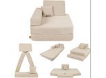 AngeLove Kindersessel, Beige, Textil, 80x24x80 cm, Made in EU, Kinderzimmer & Jugendzimmer, Kindermöbel, Kindersitzmöbel & Kindertische, Kindersessel & Kindersofas
