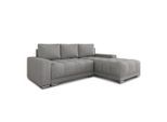 Sofnet Ecksofa, Grau, Textil, 5-Sitzer, L-Form,Rechteckig, 255x180 cm, Wohnzimmer, Sofas & Couches, Wohnlandschaften, Ecksofas