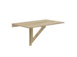 [en.casa] Wandklapptisch, Sonoma Eiche, Holzwerkstoff, 100x58x60 cm, Esszimmer, Tische