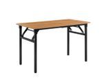 [neu.haus] Klapptisch, Buche, Schwarz, Metall, 4-Sitzer, Rechteckig,Rechteckig, 120x76.4x60 cm, Esszimmer, Tische, Esstische