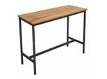 Begryf Bartisch, Schwarz, Erle, Holzwerkstoff, Metall, Rechteckig,Rechteckig, 100x90x40 cm, Esszimmer, Barmöbel, Bartische