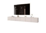 Idohome Tv-Lowboard, Kaschmir, Holzwerkstoff, Rechteckig, 300x36x40 cm, Wohnzimmer, Wohnwände, Lowboards, Lowboards stehend