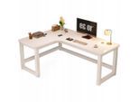 Schreibtisch,, Weiß, Holzwerkstoff, 115x14x67 cm, Arbeitszimmer, Schreibtische, Eckschreibtische