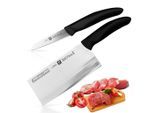 Zwilling Messerset, Silber, Metall, Rechteckig, rostfrei, Kochen, Küchenmesser, Messersets