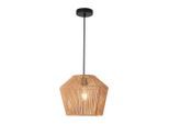 lux.pro Hängeleuchte, Beige, Metall, 33x158x33 cm, Lampen & Leuchten, Innenbeleuchtung, Hängelampen, Pendelleuchten