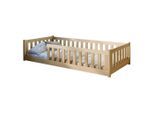 Kids Collective Bodenbett, Natur, Holz, 90x200 cm, Kinderzimmer & Jugendzimmer, Kindermöbel, Kinderbetten, Kindereinzelbetten