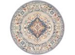 Livabliss Vintage-Teppich, Grau, Textil, Orientalisch, Rund, 160x160 cm, Oeko-Tex® Standard 100, in verschiedenen Größen erhältlich, Teppiche & Böden, Teppiche, Vintage-Teppiche