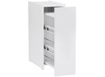 Homcom Nischenschrank, Weiß, Holz, 25x66.5x47 cm, Badezimmer, Badezimmerschränke, Midischränke