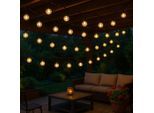 Globo Lighting Led, Schwarz, Kunststoff, Rund, 1.8x1.8x280 cm, Lampen & Leuchten, Außenbeleuchtung, Außenleuchten