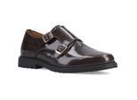 Hush Puppies Verity Hi-Shine Leer Dames Chocolade Schoenen