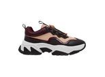 Steve Madden Android-sportschoenen met veters voor dames (Bruin/Wijnrood)