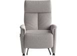TV-Sessel SIT & MORE "Cremona Comfort Plus", silber, B:87cm H:114cm T:89cm, 100% Polyester, Sessel, bis 200 Kg belastbar, mit Herz-Waage Funktion